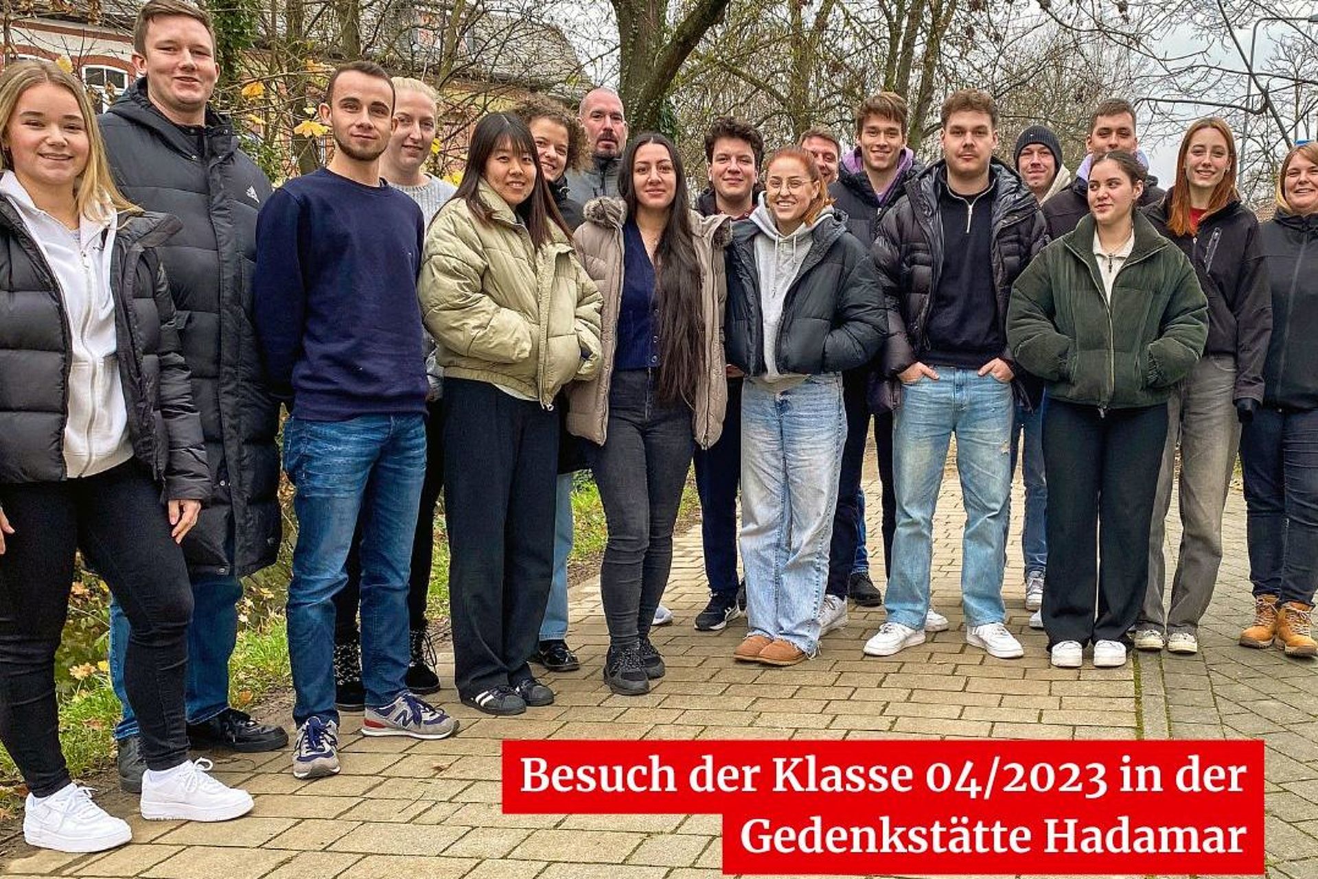 Besuch der Klasse 04/2023 in der Gedenkstätte Hadmar